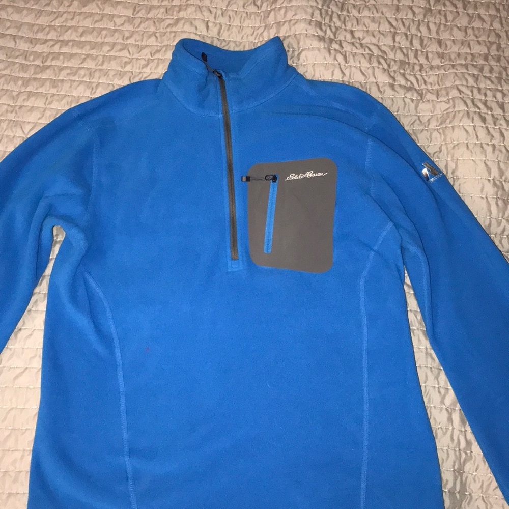 Fleece pullover w zipper